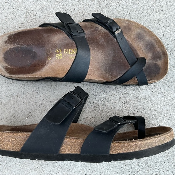 Womens BIRKENSTOCK MAYARI Black Summer Sandals sz 41 US 10 - Picture 4 of 10